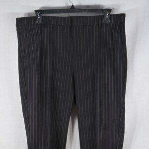 Dockers men's pant 38 x 32 Straight fit City Tech Trouser Striped Black Bean NWT